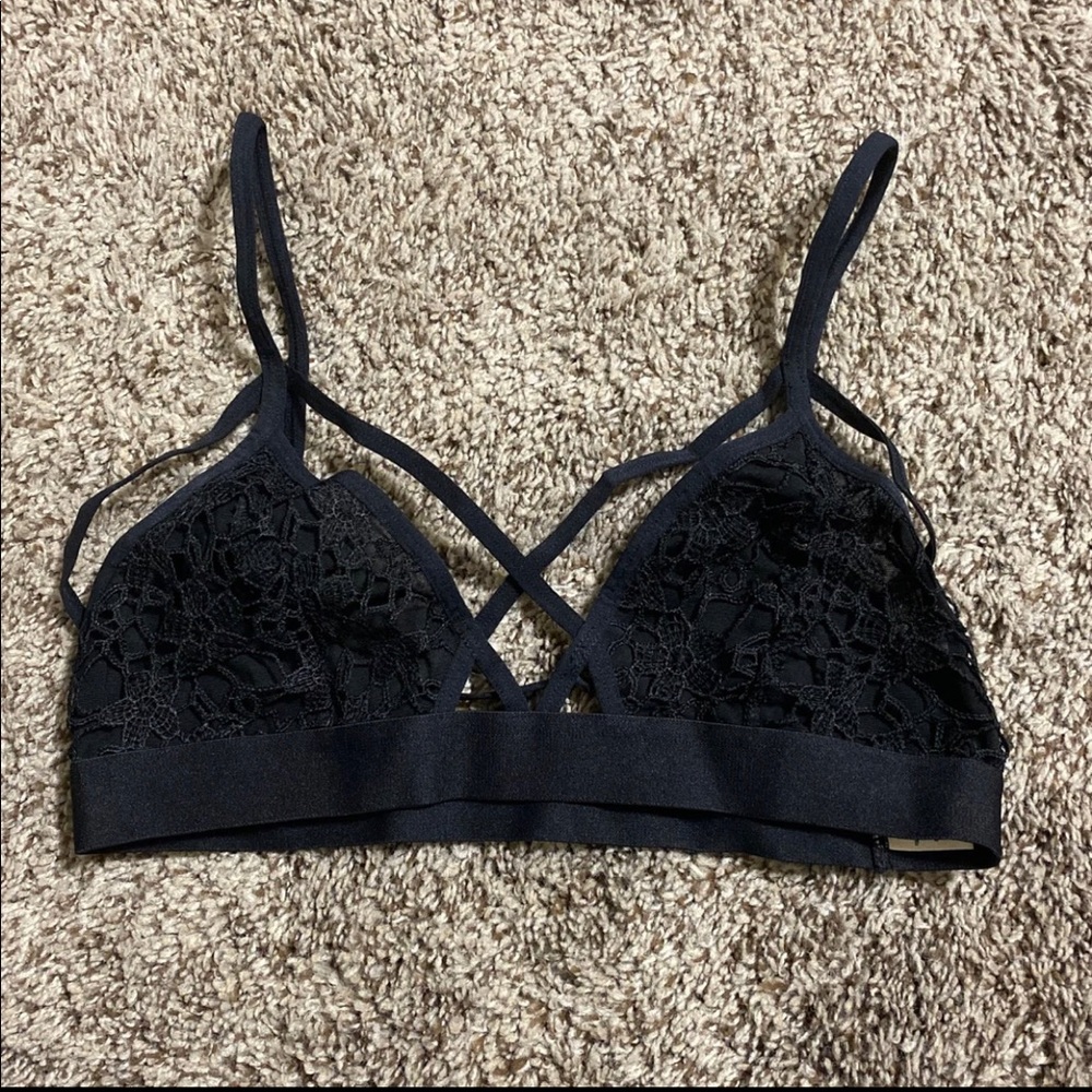 Black bralette